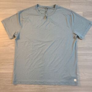 Vuori Men's XXL Tradewind 2.0 Performance Tshirt Short Sleeve Green Blue